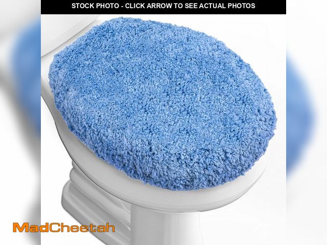 Lot 74-14144886 - Baahrnom Luxury Soft Microfiber Toilet Lid Cover Machine Washable Solid Toilet Seat Cover 17.5" x 15...