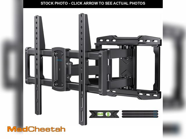 Lot 74-12706963 - USX STAR UL Listed Full Motion TV Wall Mount Bracket for Most 37-86 inch TVs, Swivel Tilt Extension ...