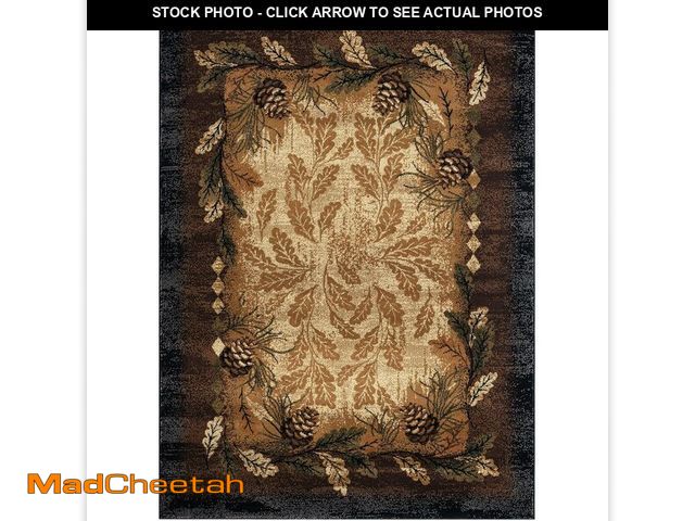 Lot 74-12664478 - Mayberry Rug SVA1082 2'3"x3'3" Oak Ridge Brown Area Rug - UNUSED