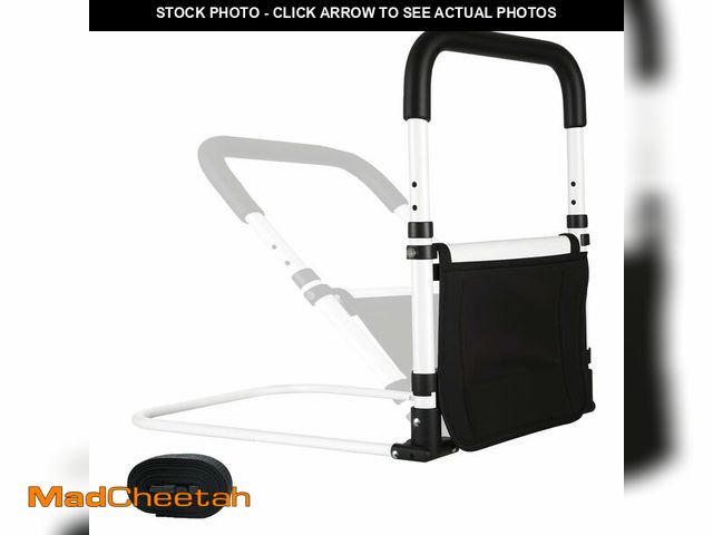 Lot 74-13956478 - ZOLIQUEX Bed Rail for Elderly Adults Safety, 90ÃÂ° Foldable Bed Assist Bar with Adjustable Height, ...