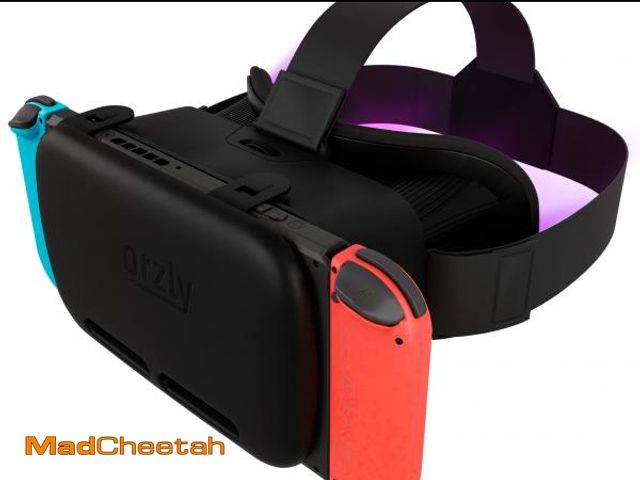 Lot 74-12051345 - Orzly VR Headset Designed for Nintendo Switch &amp; Switch OLED Console with Adjustable Lens for a V...