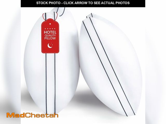 Lot 74-12716669 - ROUMEA Pillows Standard Size Set of 2, Bed Pillows for Sleeping 2 Pack, Luxury Hotel Quality, Suppor...