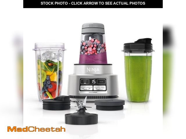 Lot 74-14193189 - NINJA Foodi 24 oz. 4-Speed Auto-iQ Stainless Steel Smoothie Bowl Maker and Nutrient Extractor Blende...