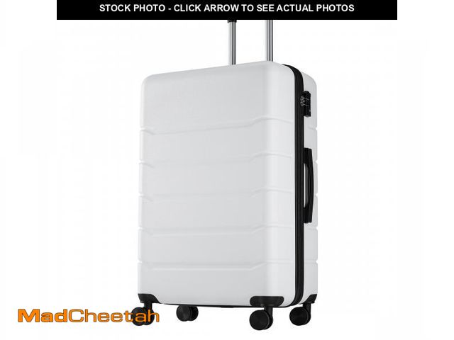 Lot 74-12144101 - edx 28 Inch Hardside Expandable Luggage with Spinner Wheels, Checked-Large Lightweight Expandable Ro...