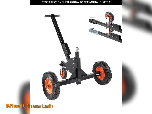 Lot 74-12319792 - VEVOR Trailer Dolly, 1500lbs Tongue Weight Capacity, 2 in 1 Trailer Mover with 2 in Ball, 16 in Pneu...