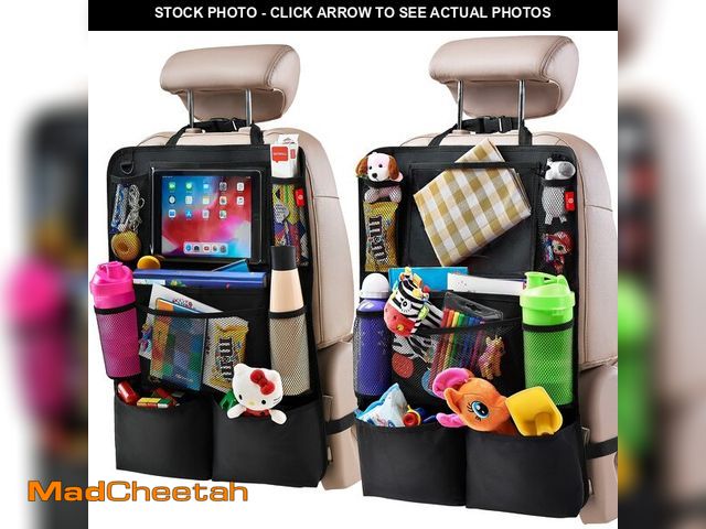 Lot 74-14334960 - Helteko Backseat Car Organizer, Kick Mats Back Seat Protector with Touch Screen Tablet Holder, Back ...