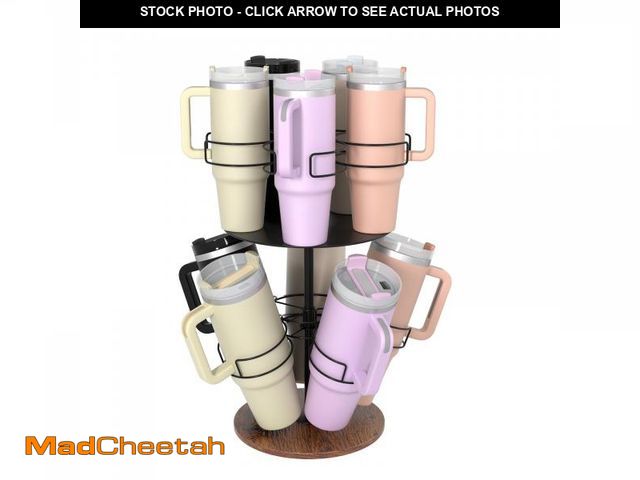 Lot 74-12122934 - Water Bottle Organizer for Stanley 20/30/40 oz, 360ÃÂ° Rotating Tumbler Organizer, 2 Tier 10 Large ...