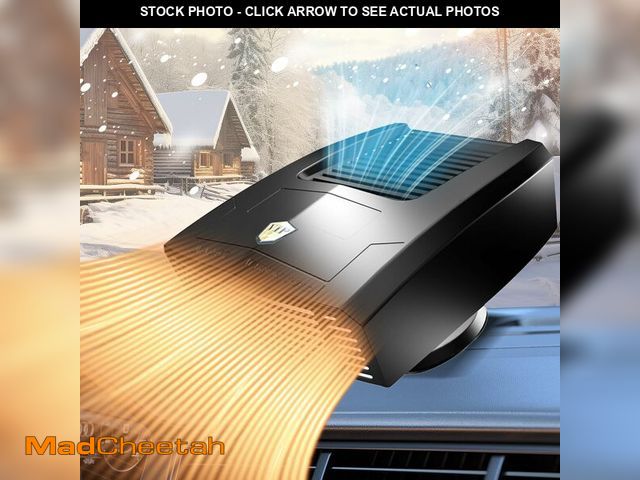Lot 74-13547302 - Portable 12V Car Heater, 2 in1 Fast Heating and Cooling Fan for Car Windshield Defogger Defroster, P...