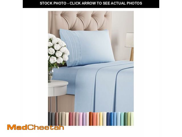 Lot 74-12443563 - Twin XL Size 3 Piece Sheet Set - Comfy Breathable &amp; Cooling Bed Sheets Set - Hotel Luxury Beddin...
