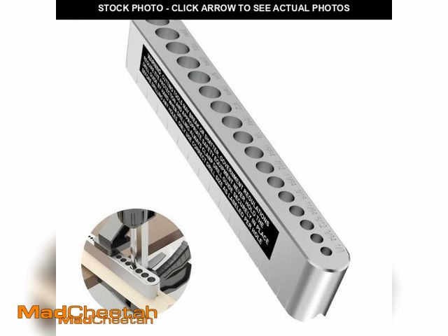 Lot 74-11977175 - Drill Guide for Straight Holes, Handheld Drill Guide Jig Portable Drill Bit Guide Block, STD1000DGNP...