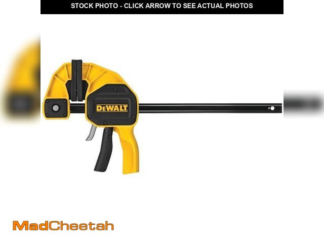 Lot 74-12872184 - DEWALT 12 in. 600 lb. Trigger Clamp w/3.75 in. Throat Depth - UNUSED