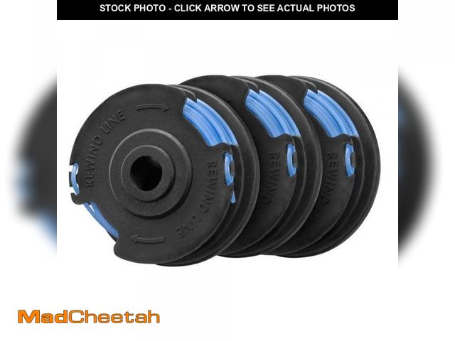 Lot 74-12516911 - Homelite Electric String Trimmer 0.065 in. Replacement Spool (3-Pack) - UNUSED