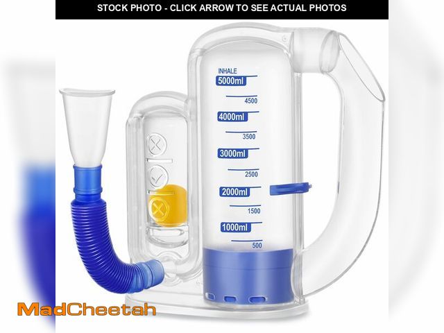Lot 74-14145540 - Breathing Exercise Device for Lungs, Lung Exerciser Device Ã¢â¬â 5000ml Volumetric Deep Breathing...