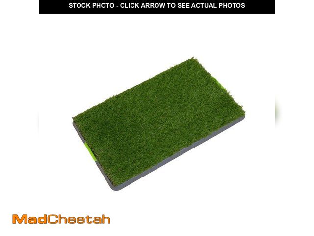 Lot 74-14593662 - Nearly Natural 26.7in. x 16.5in. UV Resistant Artificial Pet Potty Grass Training Pad (Indoor/Outdoo...