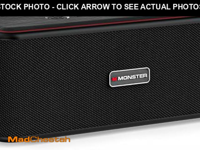 Lot 74-12126073 - Monster Shock Plus Bluetooth Speakers with Stereo Sound, Bluetooth 5.4, 24H Playtime, IPx5 Waterproo...