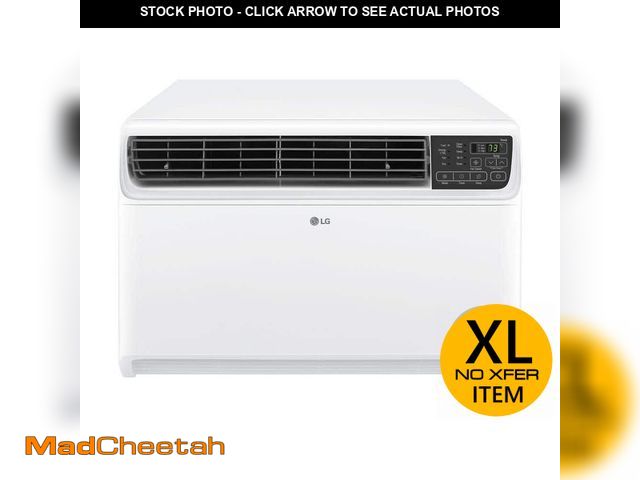 Lot 74-14589751 - LG 23,500 BTU 230/208-Volt Window Air Conditioner Unit Cools 1450sq. ft. w/ Dual Inverter,Wi-Fi Enab...