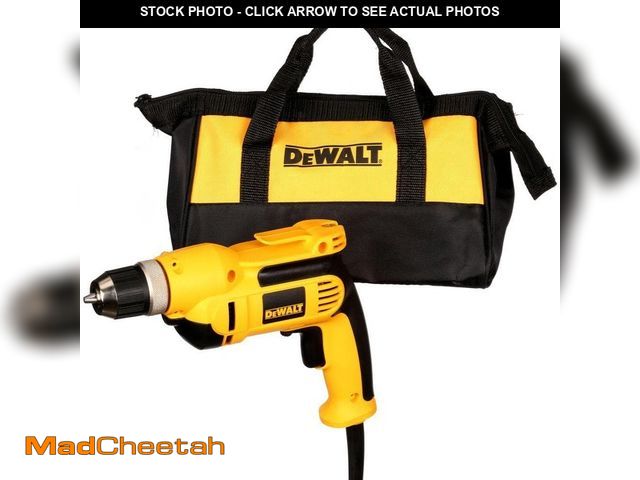 Lot 74-12804121 - DEWALT 8 Amp Corded 3/8 in. Variable Speed Drill - UNUSED