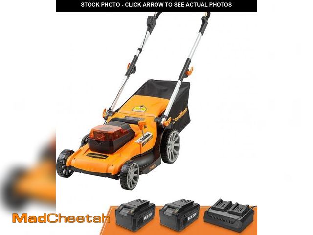 Lot 74-12167583 - LawnMaster CLMF4819A 48V MAX* 19-inch Brushless Cordless Mower with 2X24V MAX* 4.0Ah Battery and a D...