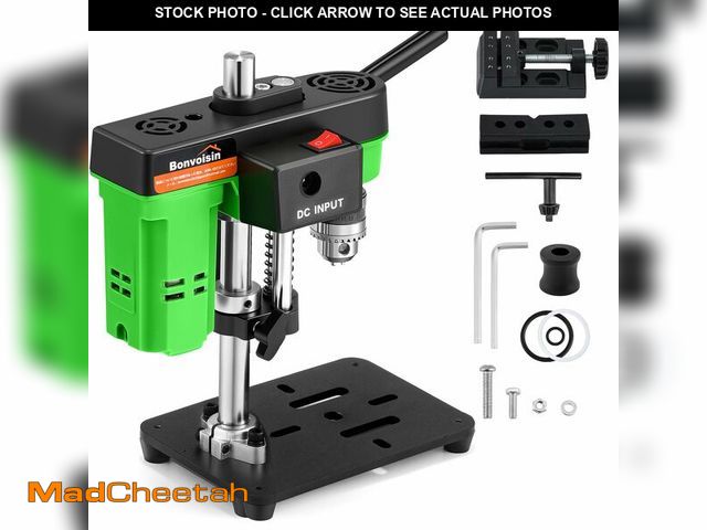 Lot 74-14265333 - Bonvoisin Mini Drill Press with Vise Benchtop Drill Press Chuck Capacity 0.6-6.35MM Drilling Machine...