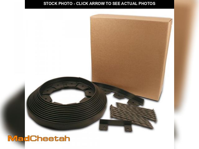 Lot 74-12419564 - 3000-40C-4 No-Dig Landscape Edging Kit, 40 Foot, Black - USED