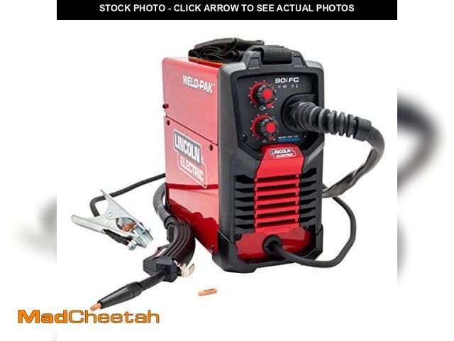 Lot 74-11226089 - Lincoln Electric 90i FC Flux Core Wire Feed Weld-PAK Welder, 120V Welding Machine, Portable w/Should...