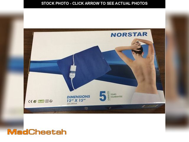 Lot 74-13041616 - Norstar Moist and Dry Heating Pad for Overseas Use only 220/240 Volt - USED