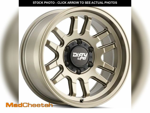 Lot 74-12365882 - Dirty Life CANYON Satin Gold Wheel with Alloy Steel (17 x 9. inches /5 x 71 mm, -12 mm Offset) - UNU...