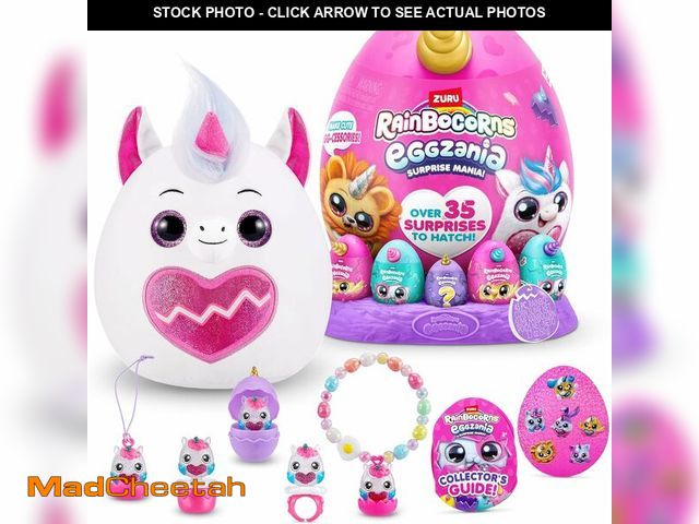 Lot 74-12665252 - Rainbocorns Eggzania Surprise Mania Series 1 (Unicorn) by ZURU, Collectible Plush Stuffed Animal, Su...