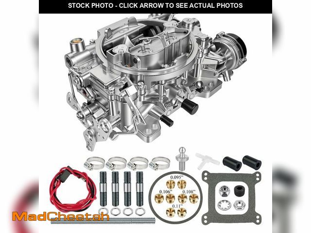 Lot 74-14297424 - Gihdfer 1406 Carburetor Replacement 600 CFM 4 Barrel Square Bore Electric Choke AFB Style Compatible...