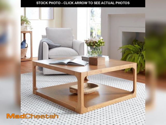 Lot 74-12088542 - My Texas House Haven Coffee Table, Living Room, Warm Brown - UNUSED