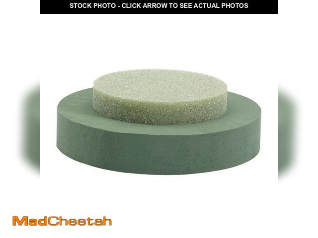 Lot 74-12584868 - *PEELING* Oasis Floral Foam Riser, Round (Case of 6) *PEELING*  - USED