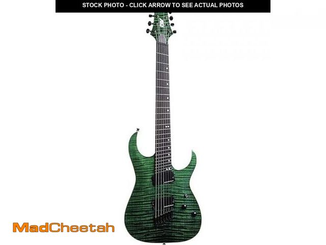 Lot 74-12233101 - IYV 8 String Solid-Body Electric Guitar,Right, Green Sunburst - UNUSED