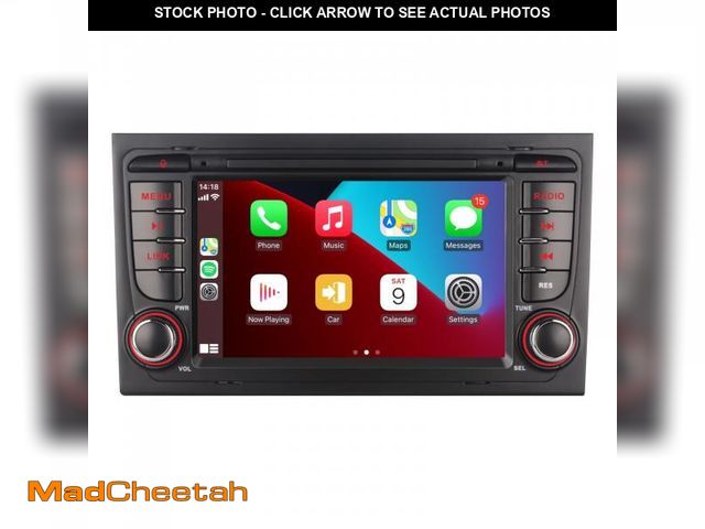 Lot 74-12214200 - Car Stereo Compatible with Wireless Carplay/Android Auto for Audi A4 S4 RS4 2002-2008 with IPS Touch...