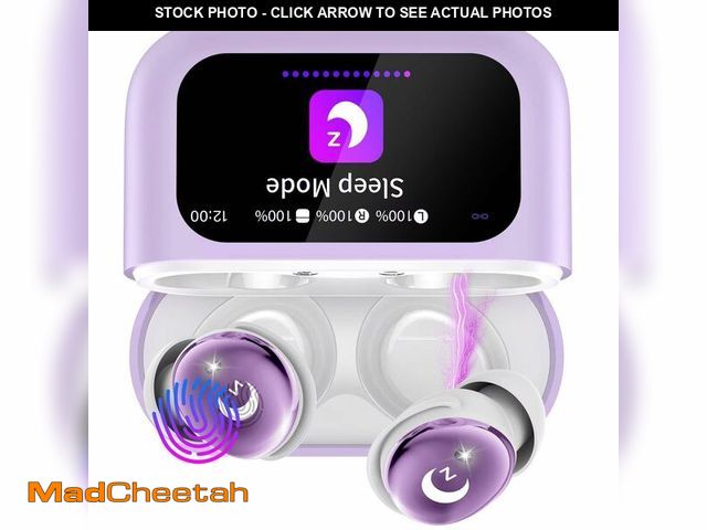 Lot 74-13631454 - VEKJ Sleep Earbuds Bluetooth 5.4 Smart Touch Screen in Ear Ear Buds, 48H Mini Sleep Headphones Small...