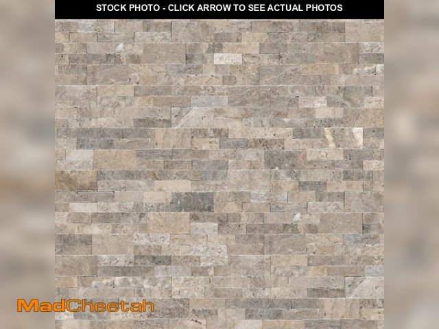 Lot 74-12409674 - (SOME ARE BROKEN) 8 Cases- MSI Ledger Panel 6 in. x 24 in. Silver Travertine Wall Tile (6 sq. ft./Ca...