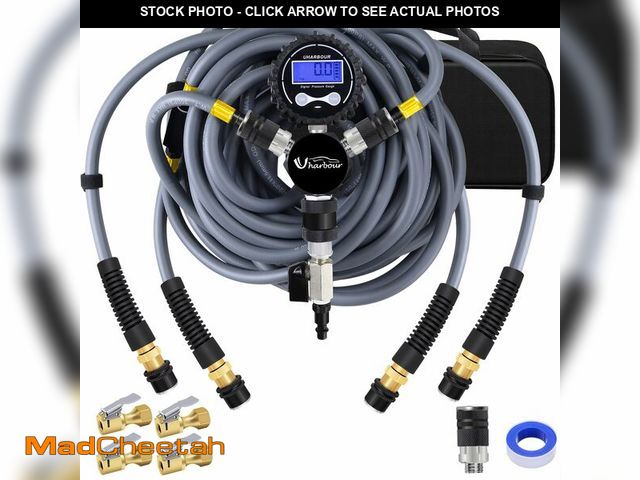 Lot 74-14340795 - Uharbour 4 Tire Inflation Deflation System, 4 Tire Air Up Down System, 4 Tire Pressure Equalizer, In...
