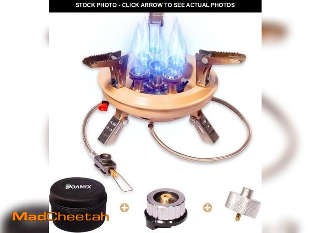 Lot 74-12331206 - Roamix 54,500 BTU Multi-Fuel Portable Camping Stove Ã¢â¬â 16,000W Collapsible Windproof Burner wi...