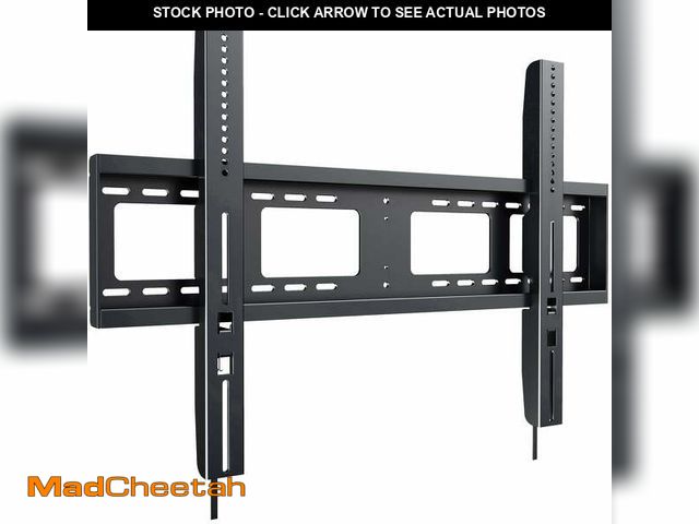 Lot 74-13781144 - MountLiving Heavy Duty Fixed TV Mount for 42 to 120 inch Flat TVs, Low Profile TV Wall Mount Holds 2...