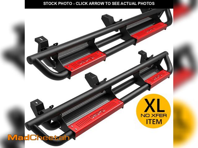 Lot 74-12615041 - oEdRo 6 inch Running Boards Compatible with 2007-2018 Jeep Wrangler JK 4 Door, Bolt-on Drop Side Ste...