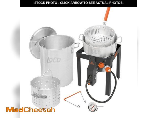 Lot 74-13226211 - LOCO 30 qt. Boil Fry Steam Kit - UNUSED