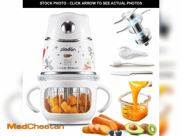 Lot 74-14473337 - Baby Food Maker, 10oz Glass Baby Puree Blender with Cup Sleeve for Fruit,Vegatable&amp;Meat, 316 Sta...
