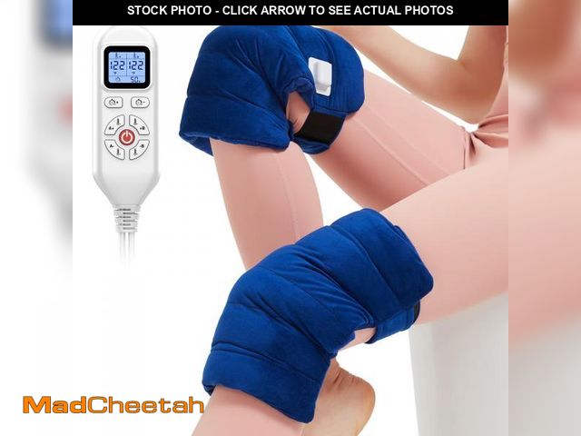 Lot 74-12303336 - AOBOCO Knee Heaters: 2PCS Electric Heating Brace for Joint Arthritis Pain Relief, Fast 20s Heating, ...