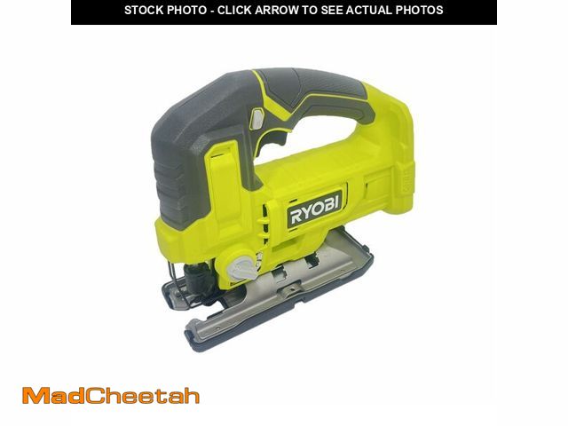 Lot 74-12777594 - RYOBI ONE+ 18V Cordless Jig Saw (Tool Only) 18 VOLT, PCL525B, Green - USED