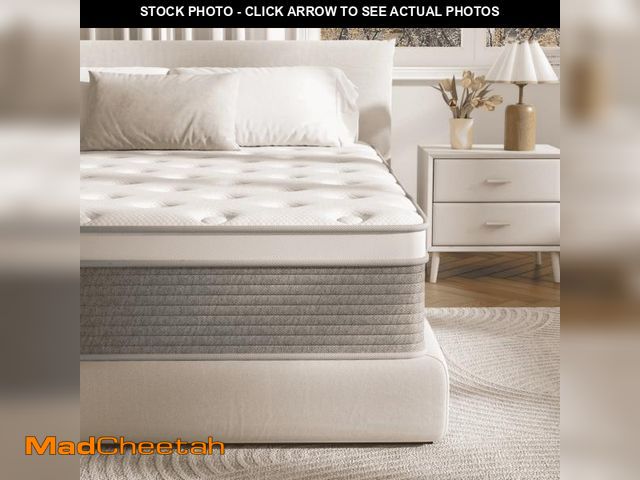 Lot 74-12461963 - CIUANCE Queen Mattress,12 Inch Memory Foam Mattress in a Box,Memory Foam Euro Top Hybrid Cooling Sle...