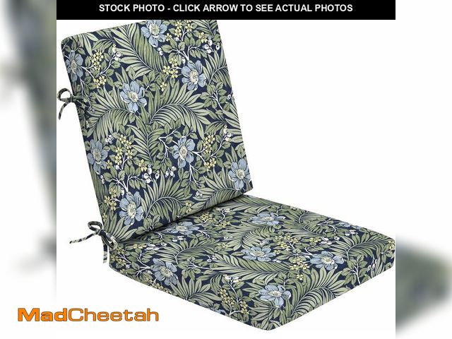 Lot 74-14305345 - Arden Foam Outdoor Dining Chair Cushion, 20 x 20, Made with ProFoam, Rain-Proof, Fade Resistant, Sap...