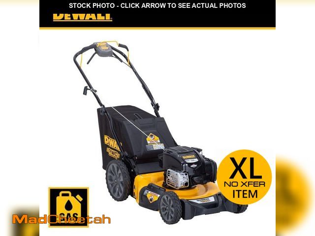 Lot 74-14467761 - *DIRTY* DEWALT 21 in. 163cc Briggs and Stratton 725Exi Engine Rear Wheel Drive 3-in-1 Gas Self Prope...
