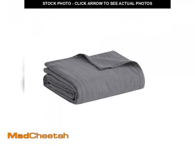 Lot 74-11553186 - Madison Park Blanket Gauze 100% Cotton Soft &amp; Breathable 3 Layers Lightweight Summer Cover, All ...