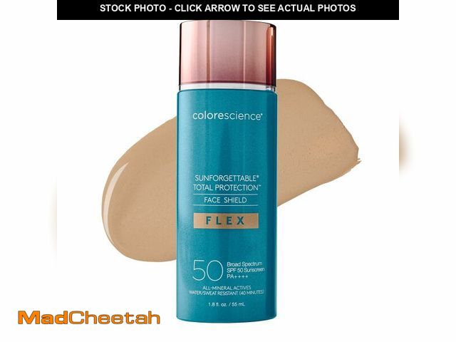 Lot 74-12699535 - Colorescience Total Protection Face Shield Flex SPF 50, Zinc Oxide Formula, Medium, 1.8 fl. oz. - US...