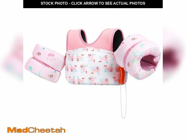 Lot 74-12454405 - Heysplash Swim Vest for Kids, Toddler Pool Floaties Fit 22-70 Lbs,Swimming Vest with Adjustable Stra...