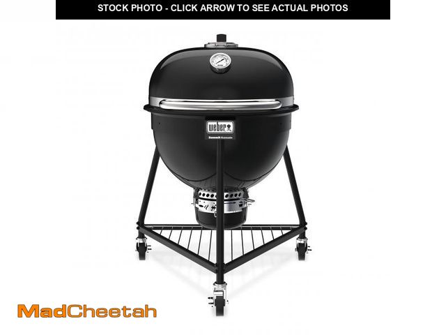 Lot 74-12207145 - *SEE DETAILS* Weber Summit Kamado E6 Charcoal Grill, Black *SEE DETAILS*  - UNUSED